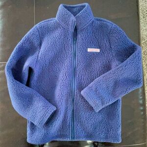 Boys Vineyard Vines Blue Fleece Jacket